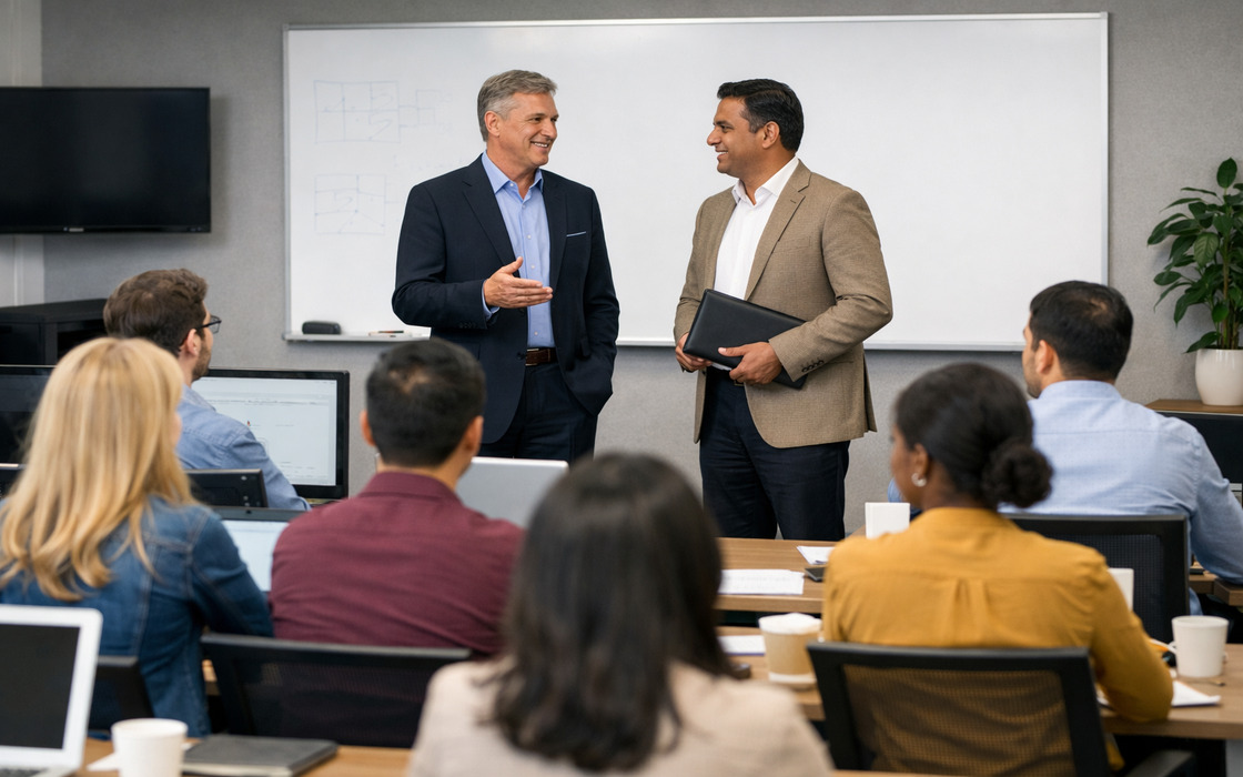 AI Business Score partner team collaborating