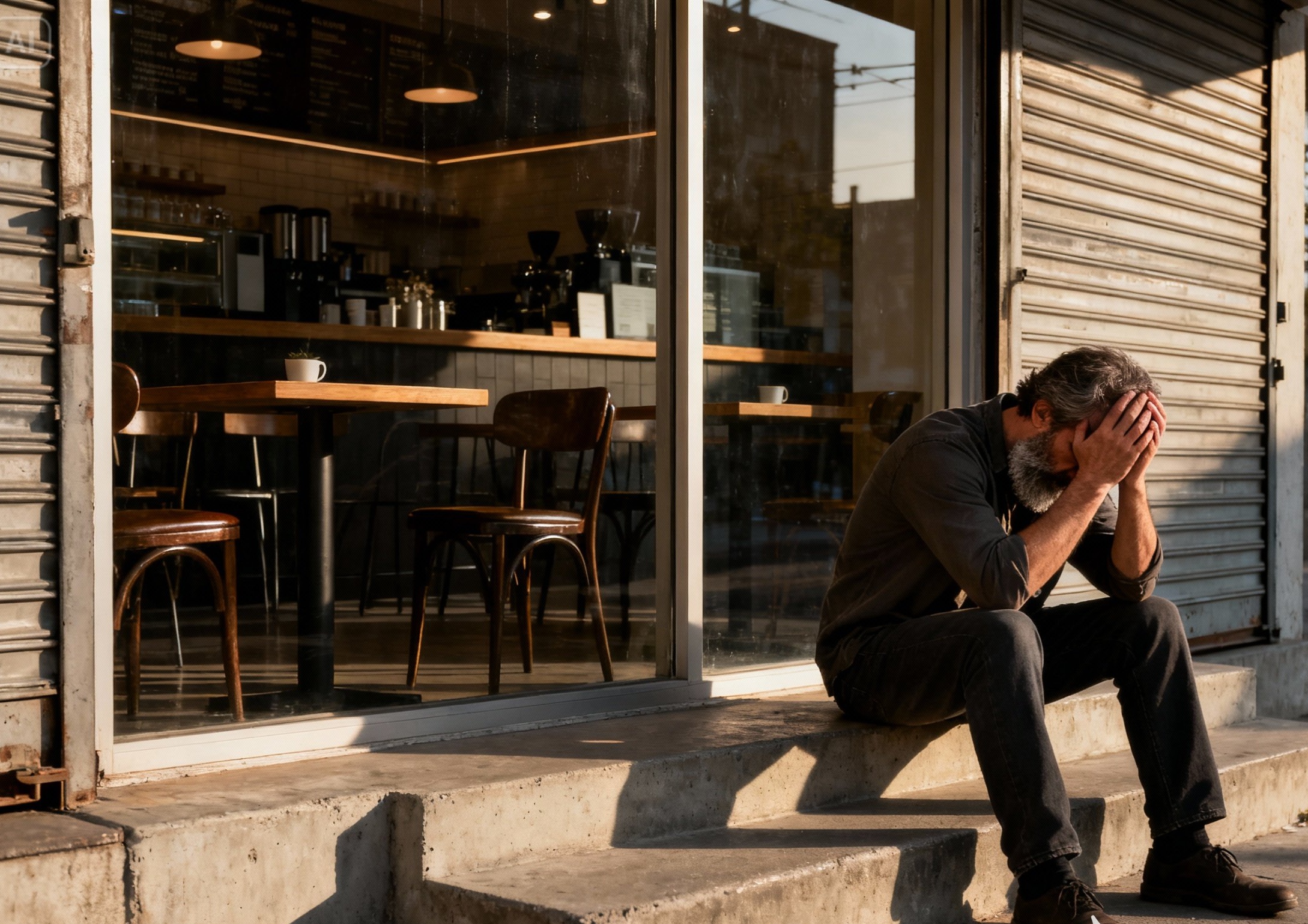 Business owner concerned about AI visibility